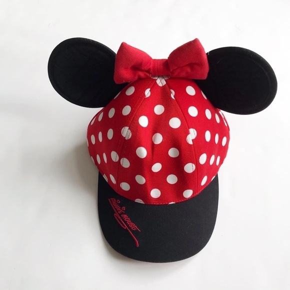 Walt Disney World Minnie Mouse ear baseball cap EUC youth (6-10 years) - Picture 2 of 8